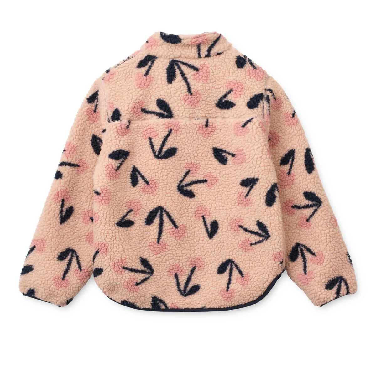Nolan Pile Jacket - Mega Cherry heart / Rosey - Image 2