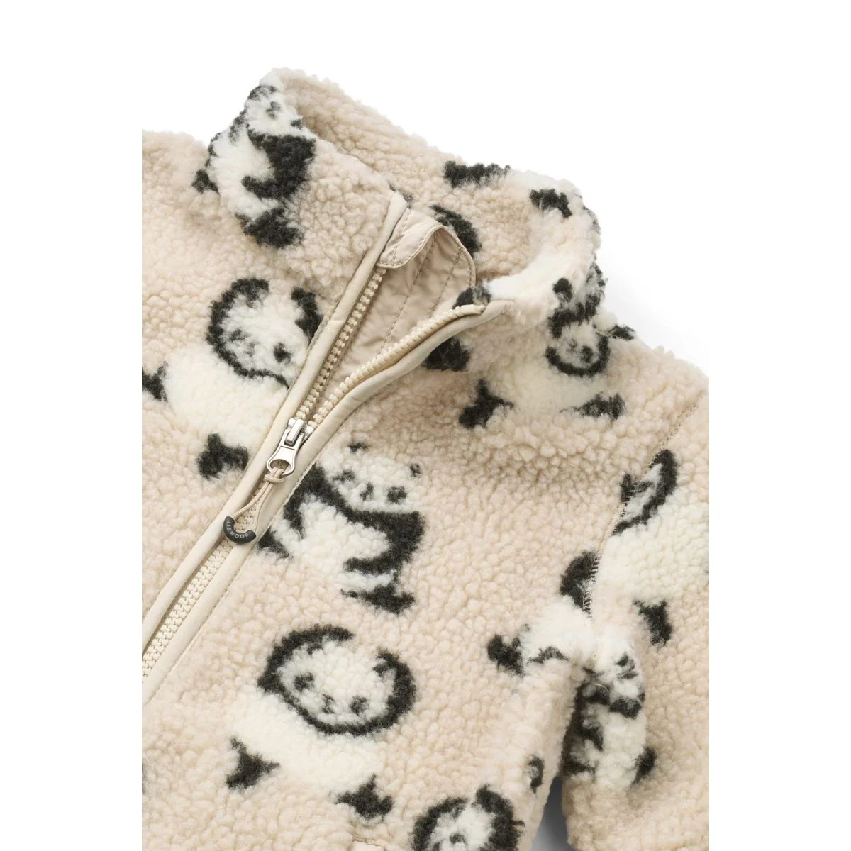 Nolan Pile Jacket - Panda / Sandy - Image 3