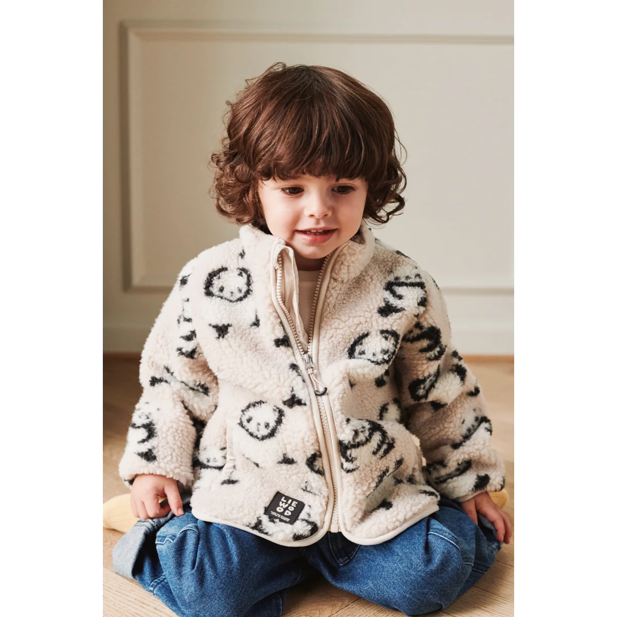 Nolan Pile Jacket - Panda / Sandy - Image 5