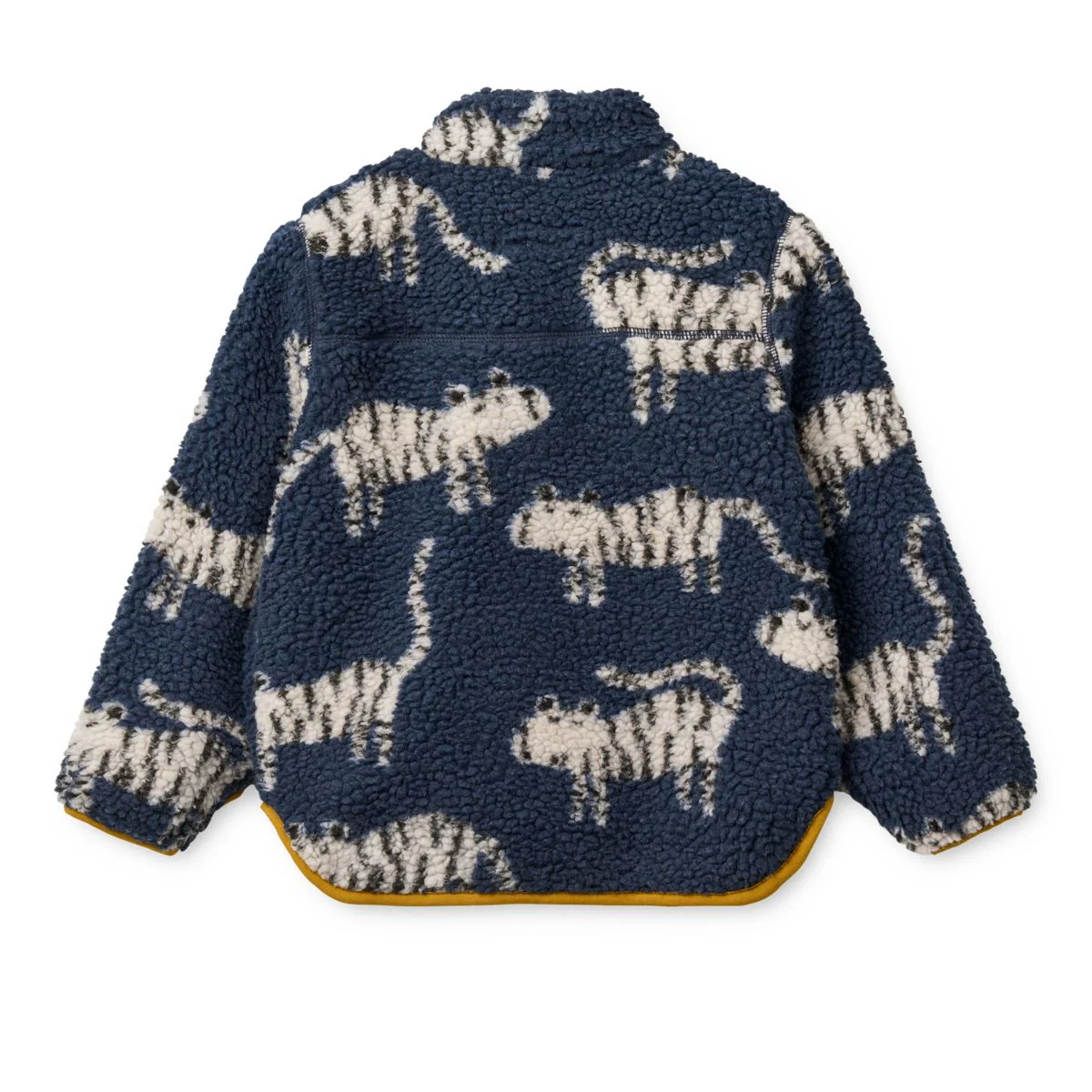 Nolan Pile Jacket - Tiger / Classic navy - Image 2