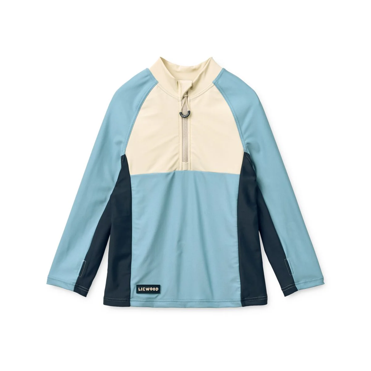 Oluf Swim Tee - Beach blue mix