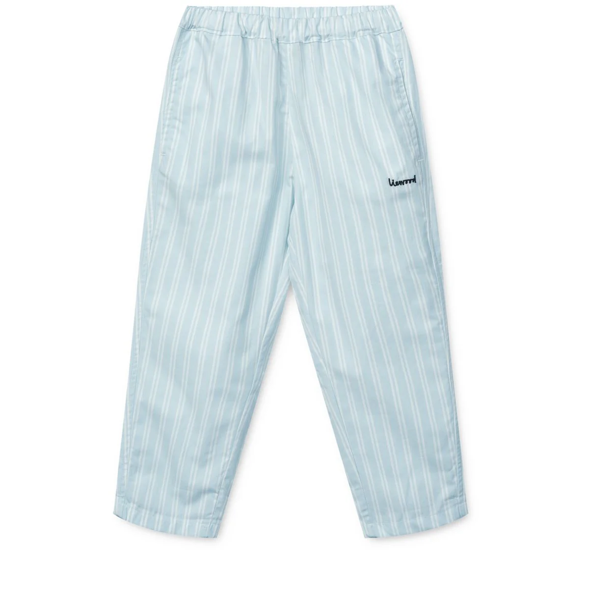 Orlando Stripe Pants - Y/D stripe Pure sky / Creme de la creme