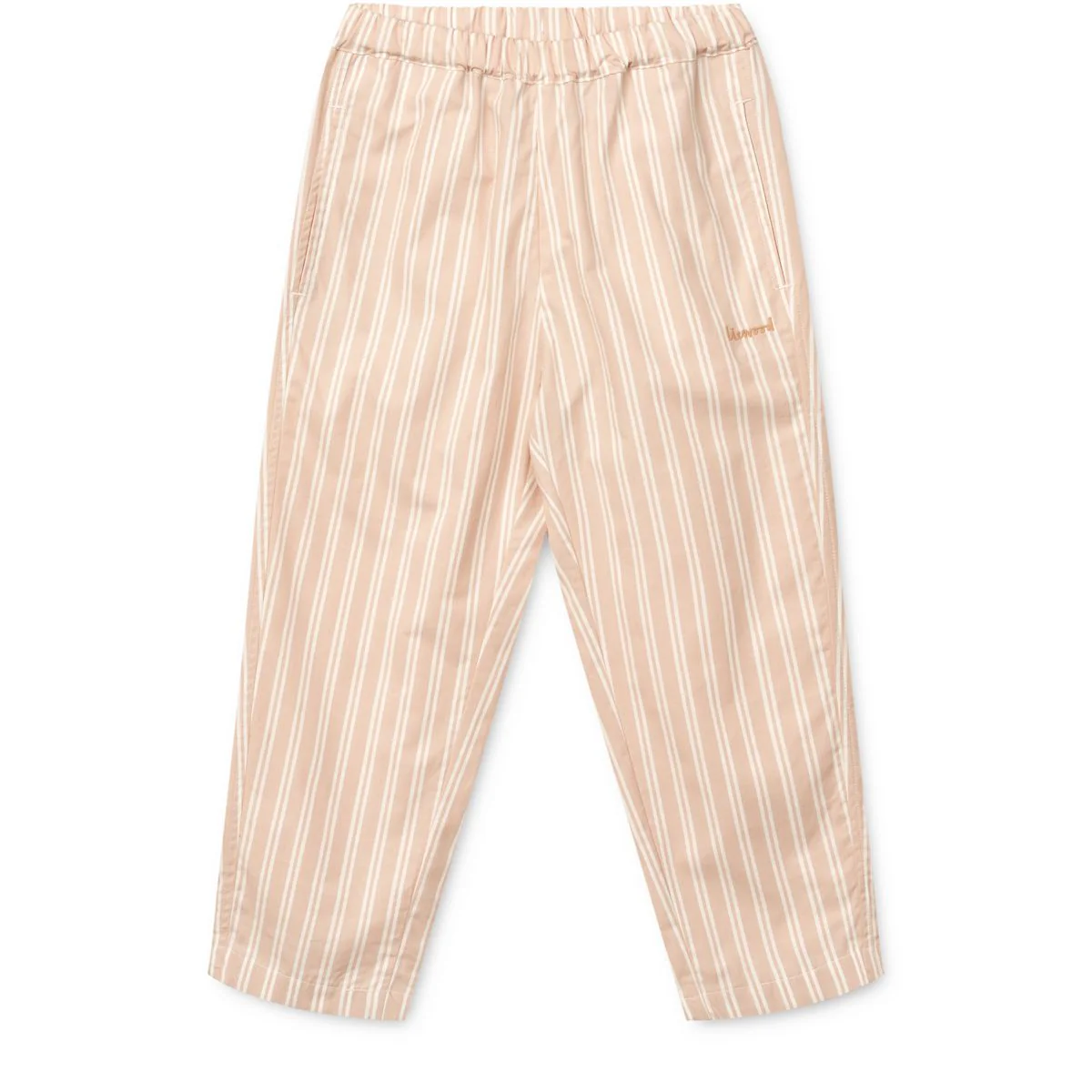 Orlando Stripe Pants - Y/D stripe Sorbet rose / Creme de la creme