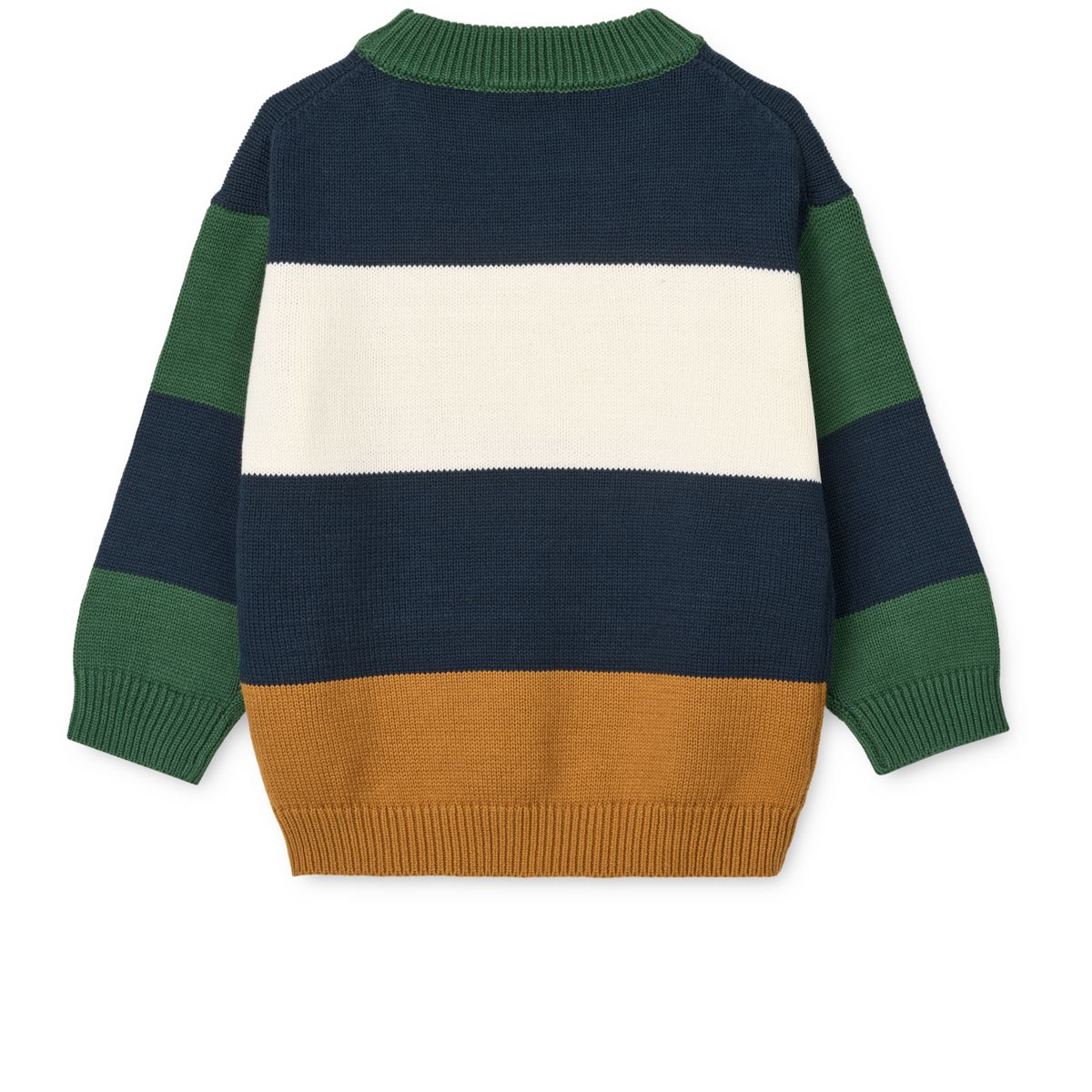 Orlane Striped Knit Jumper - Classic navy multi mix - Image 2