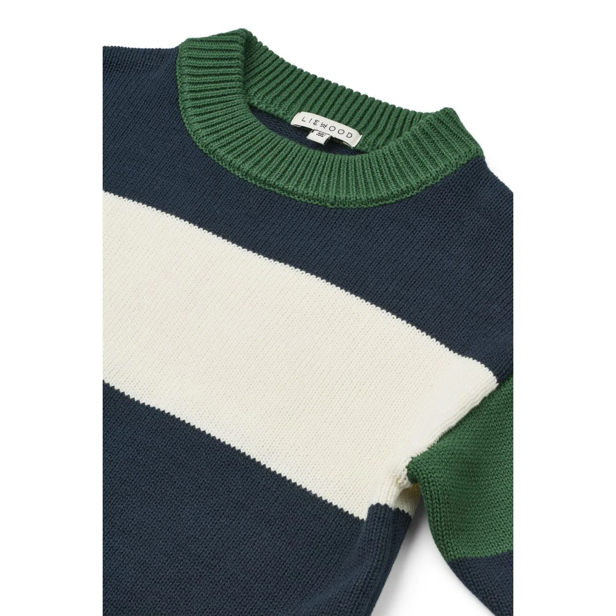 Orlane Striped Knit Jumper - Classic navy multi mix - Image 3