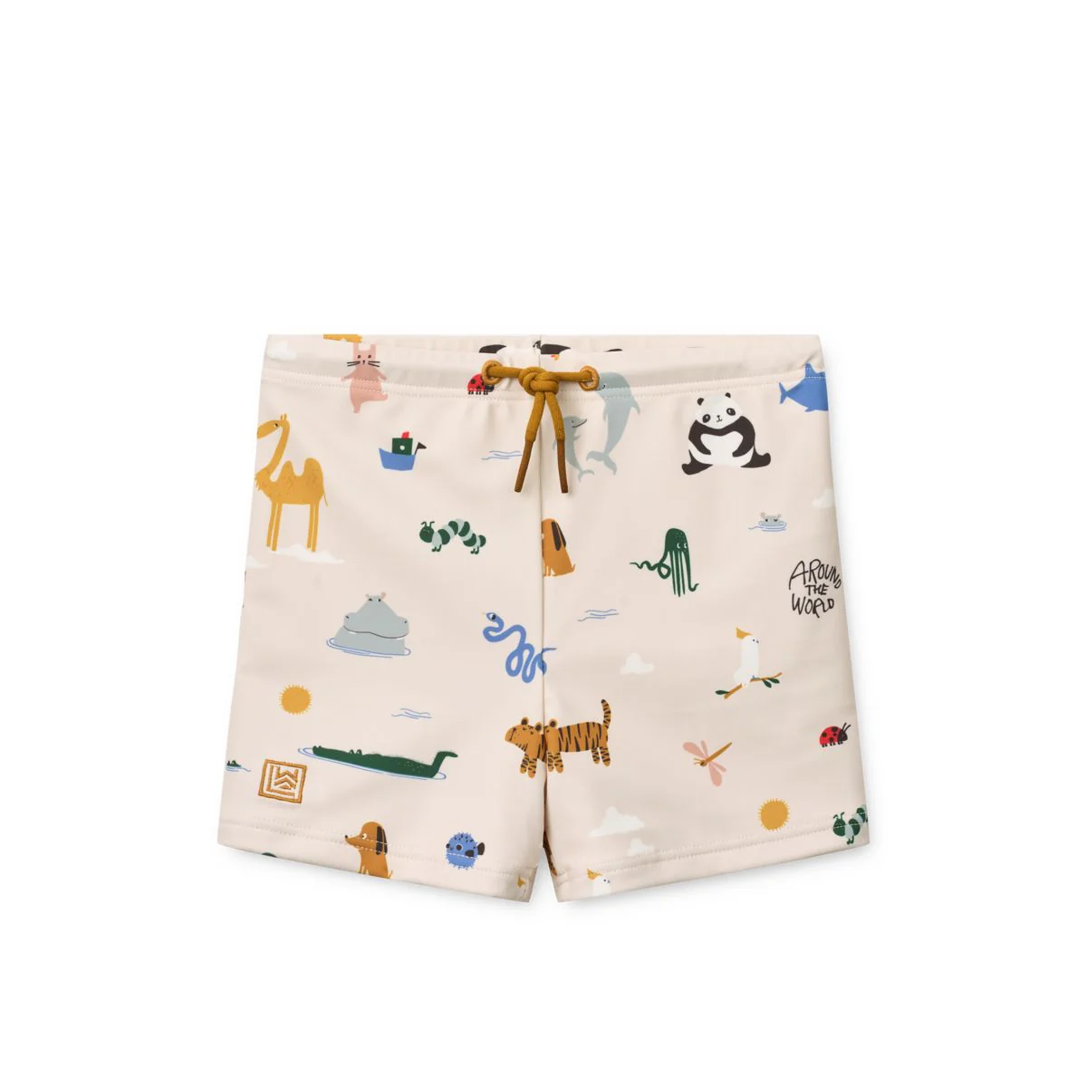 Otto Printed Swim Trunks - Around the world / Sandy