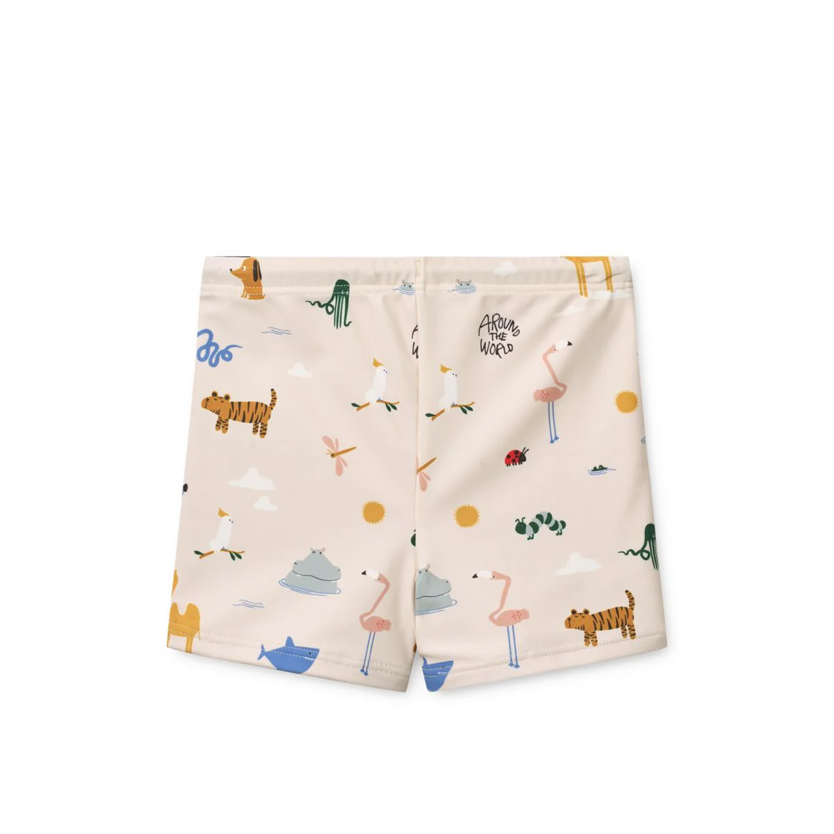 Otto Printed Swim Trunks - Around the world / Sandy - Image 2