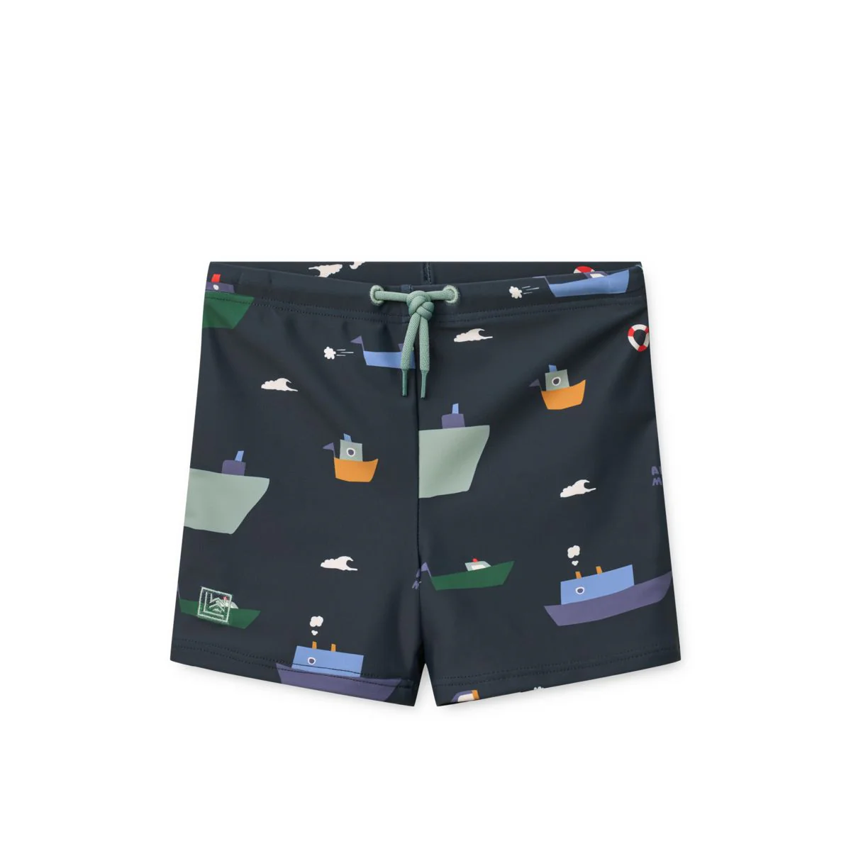 Otto Printed Swim Trunks - Sailing / Classic navy