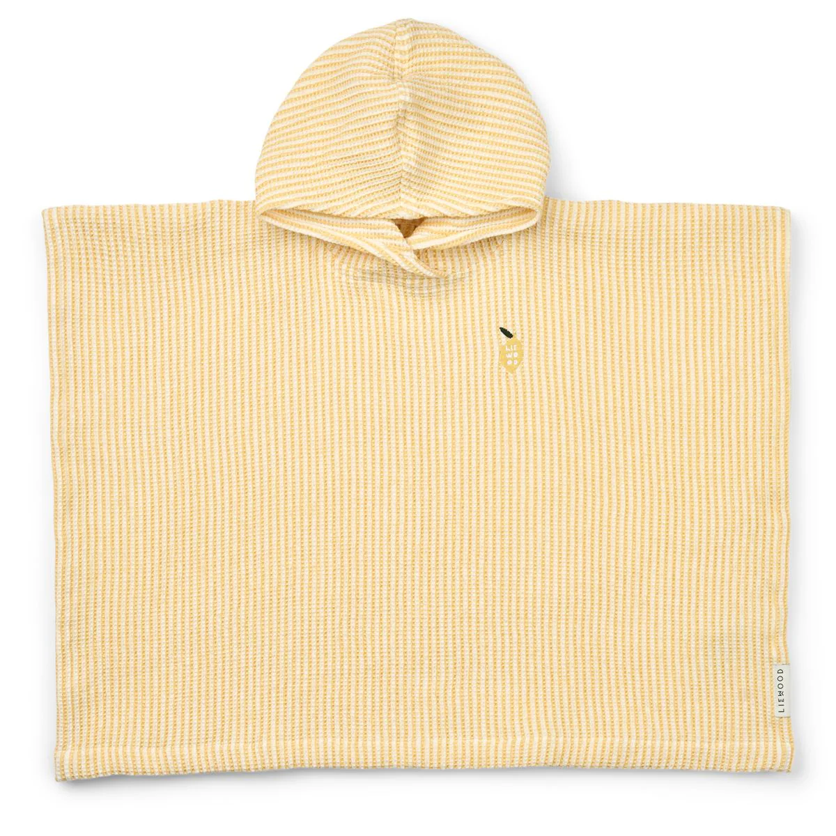 Paco Embroidery Poncho - Lemon yellow / creme de la creme