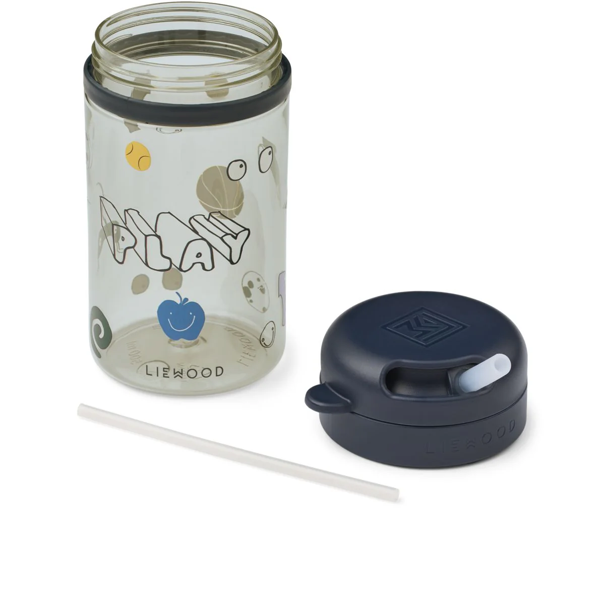 Pavia Tritan Straw Cup 500 ml - Play / Dusty Peppermint - Image 3