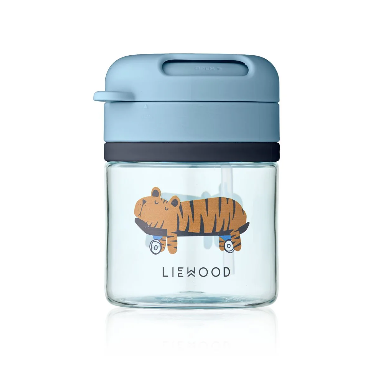 Pavia Tritan Straw Cup 280 ml - Fun / Beach blue