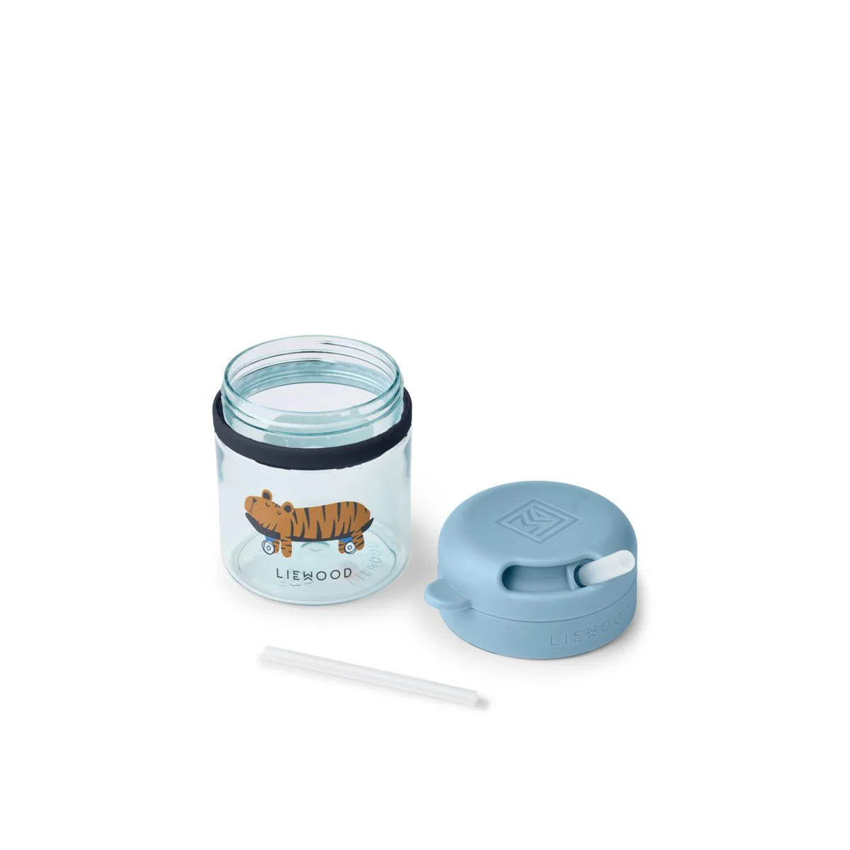 Pavia Tritan Straw Cup 280 ml - Fun / Beach blue - Image 3