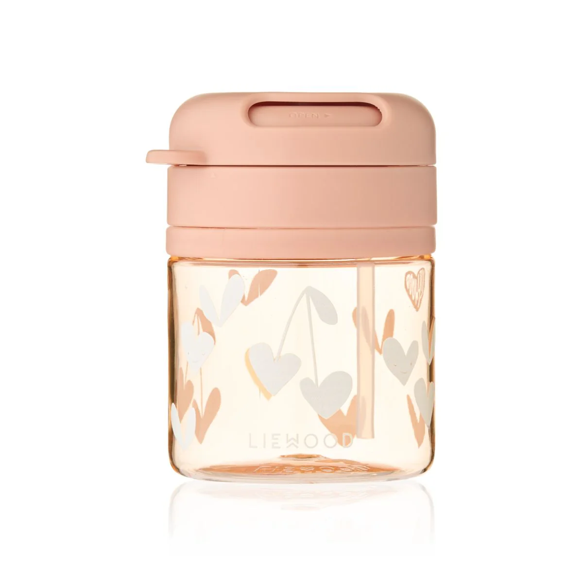 Pavia Tritan Straw Cup 280 ml - Sweethearts / Pale tuscany