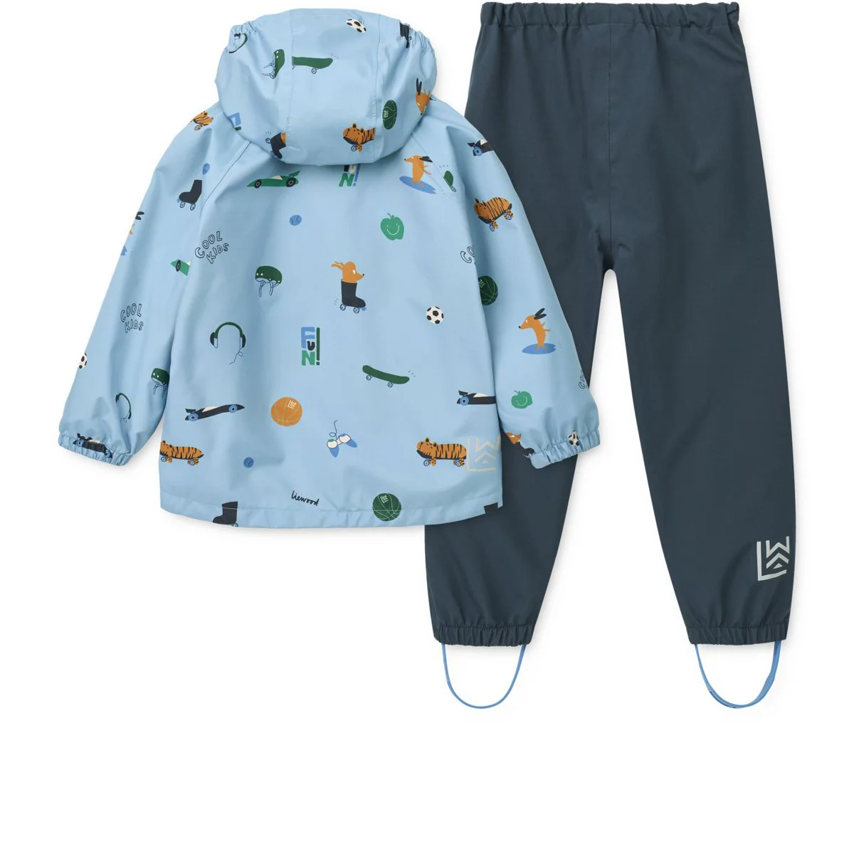 Pedia Rainwear Set - Fun / Beach blue - Image 2