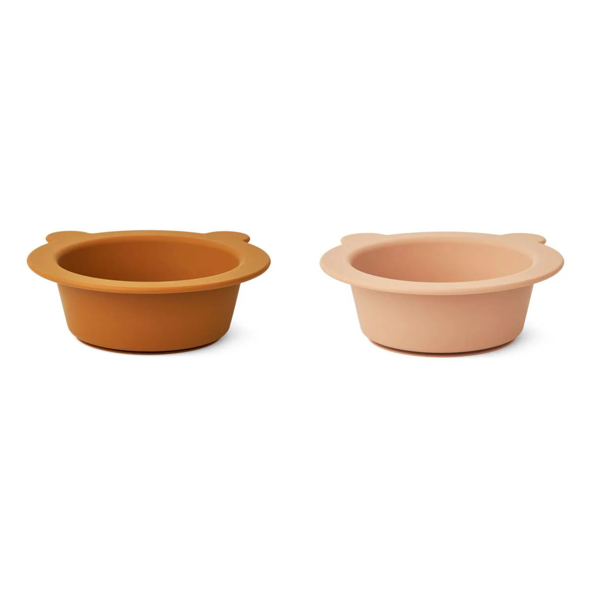 Peony Suction Bowl 2-Pack - Mustard / tuscany rose mix - Image 3