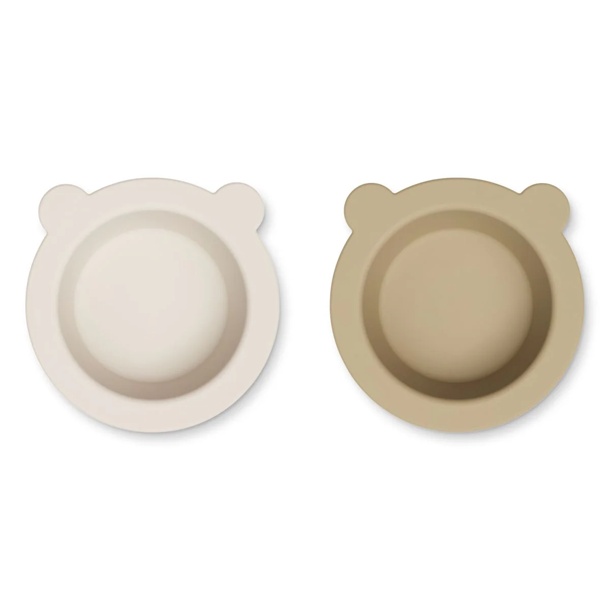 Peony Suction Bowl 2-Pack - Sandy / Oat