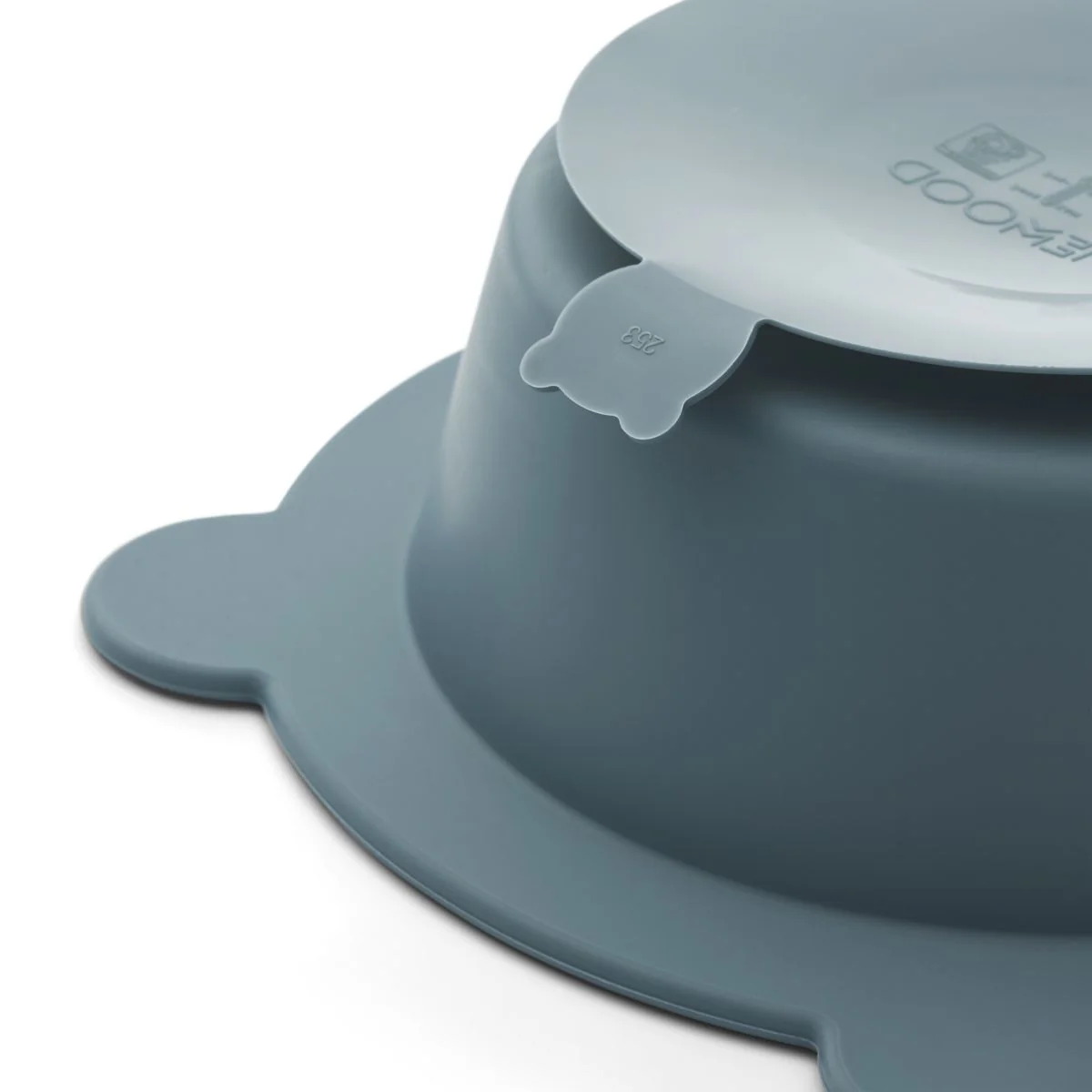 Peony Suction Bowl 2-Pack - Sea blue / Whale blue - Image 4