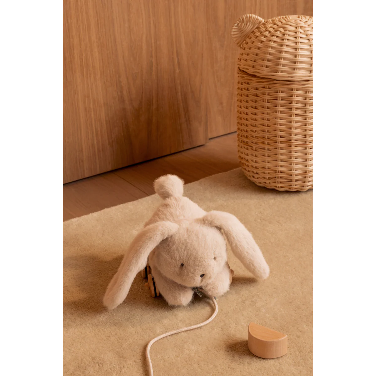 PERA Pull Along Rabbit - Mist - Image 2