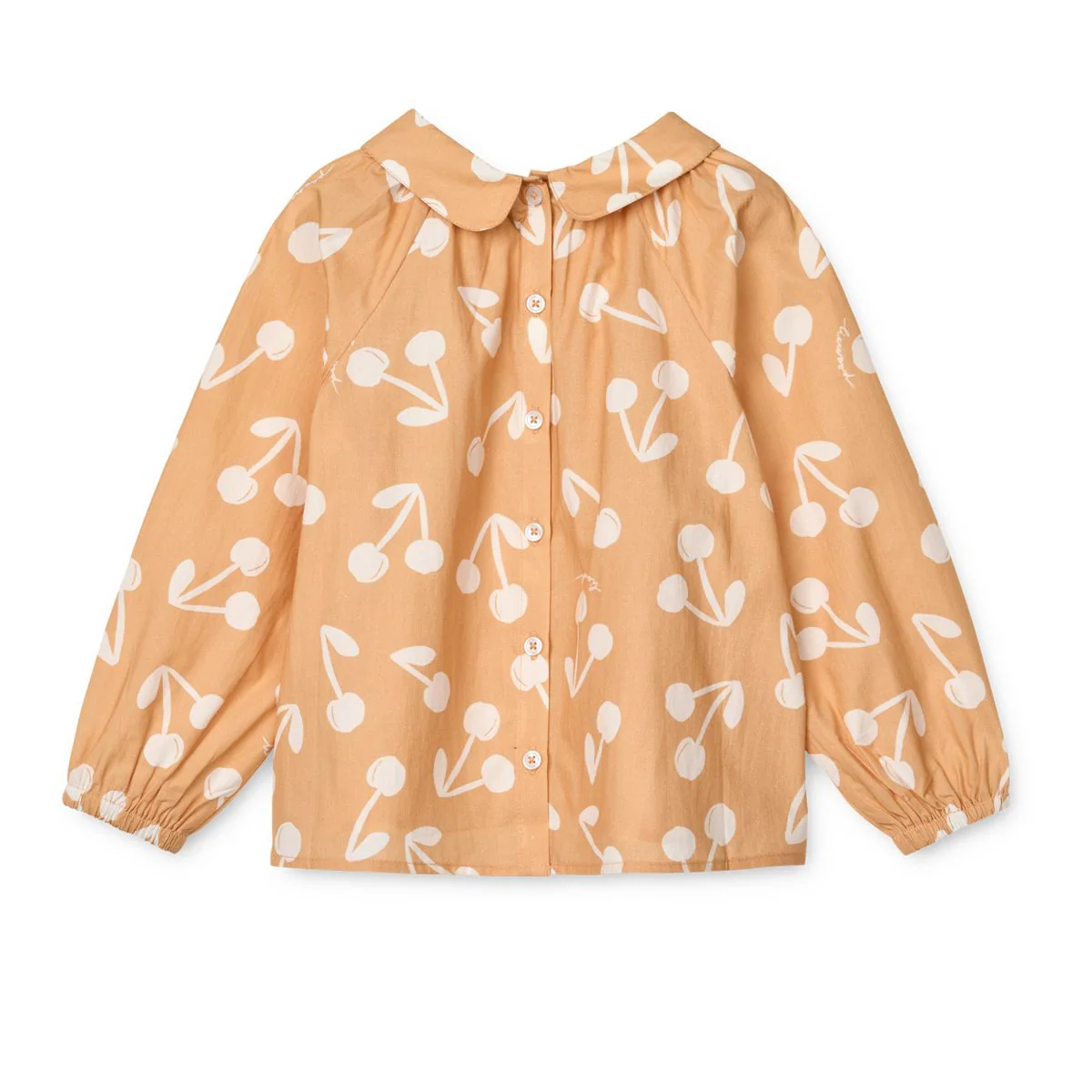 Rhea Printed Blouse - Cherry blossom / Light apricot - Image 2