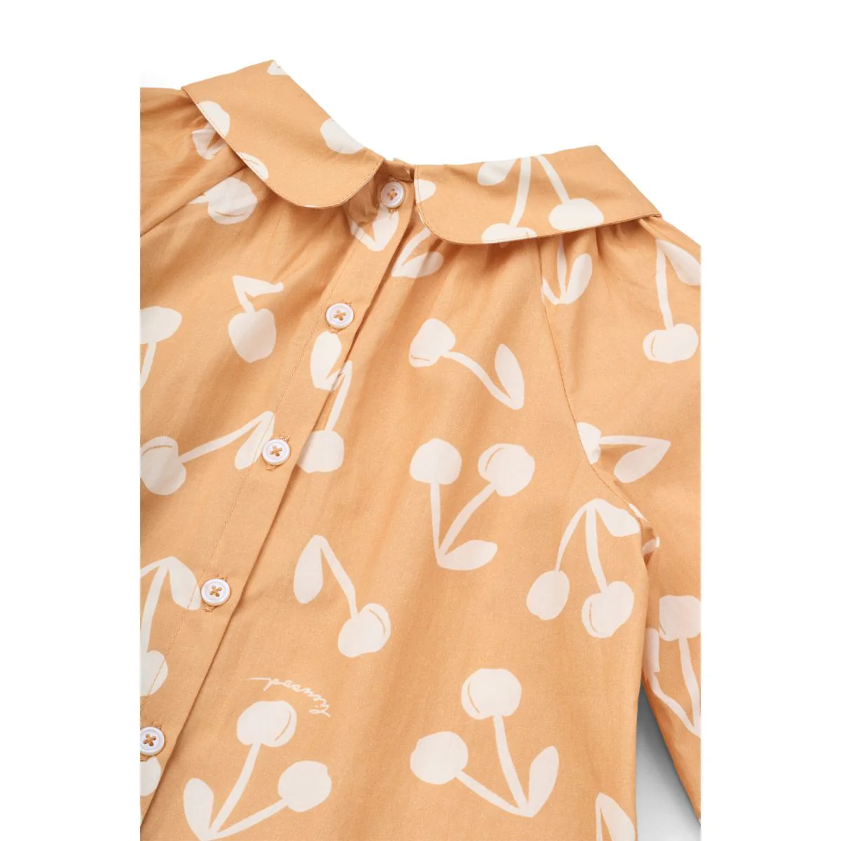 Rhea Printed Blouse - Cherry blossom / Light apricot - Image 3