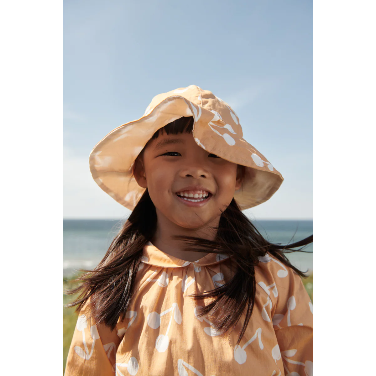 Rhea Printed Blouse - Cherry blossom / Light apricot - Image 4