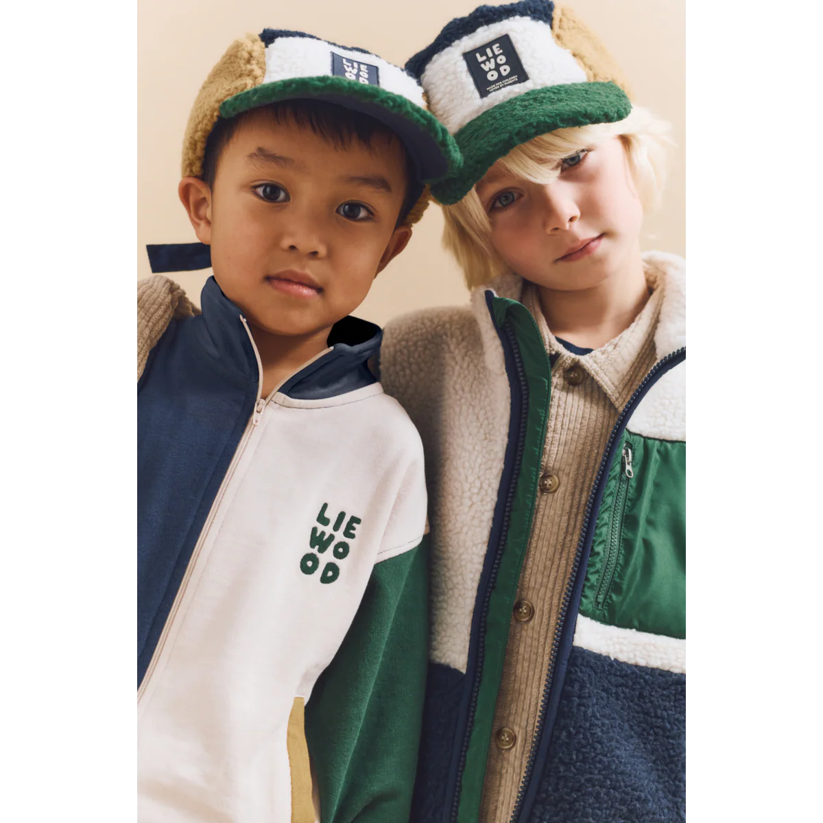 Rory Pile Cap - Classic navy multi mix - Image 4