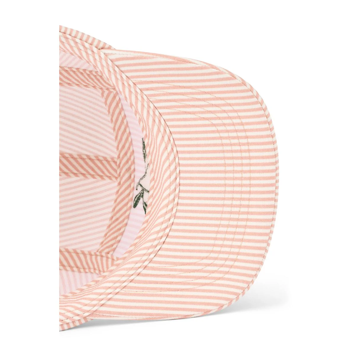 Rory Seersucker Cap - Y/D stripe Pale tuscany / Creme de la creme - Image 3