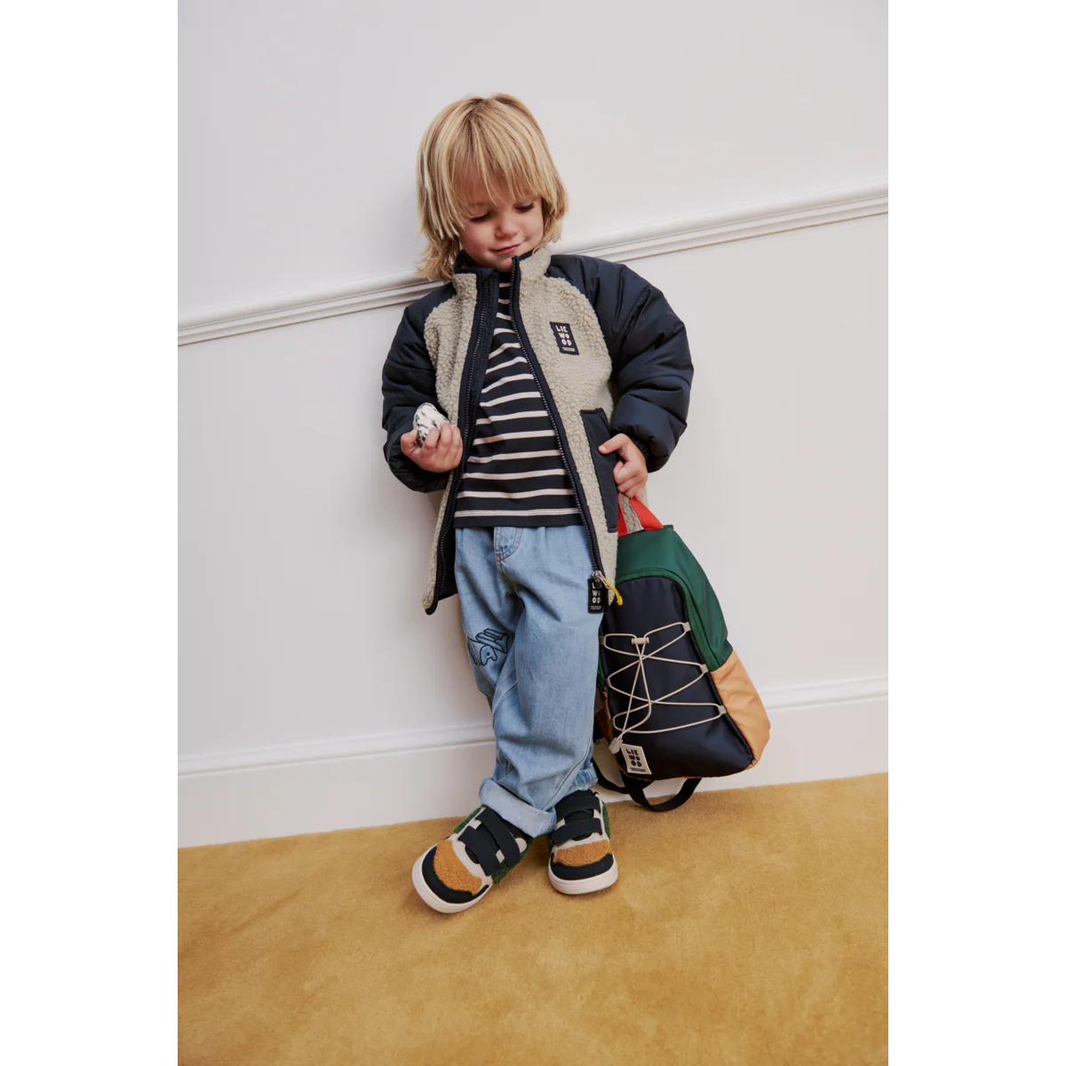 Runa Jacket - Mist / Classic navy - Image 5
