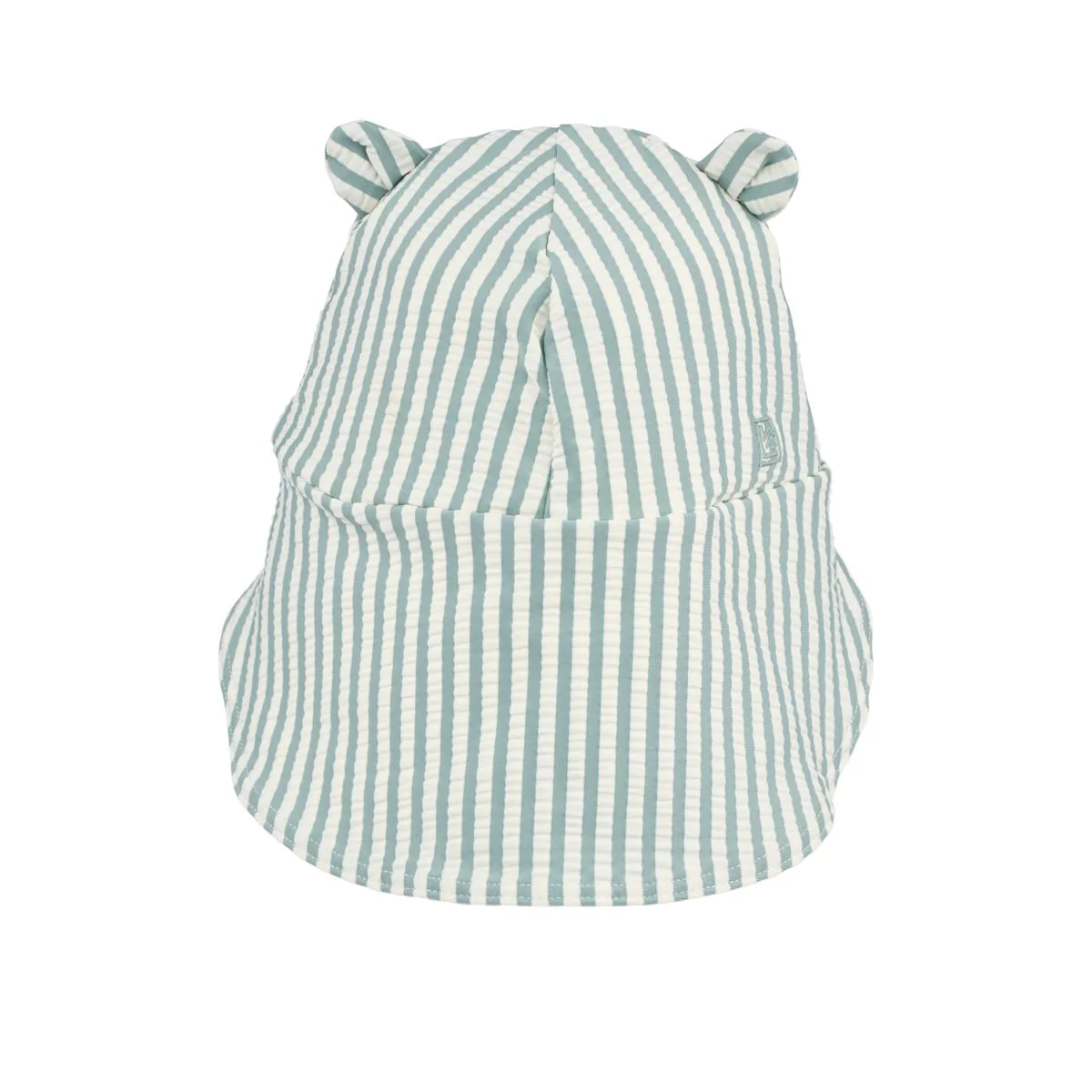 Senia seersucker swim hat - Peppermint / Sandy - Image 2