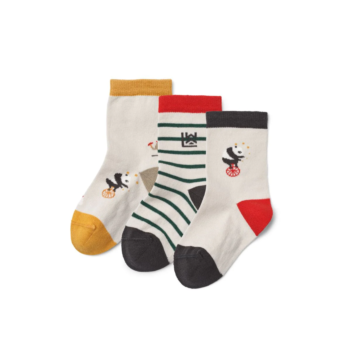 Silas Socks 3-Pack - Circus / Sandy Mix