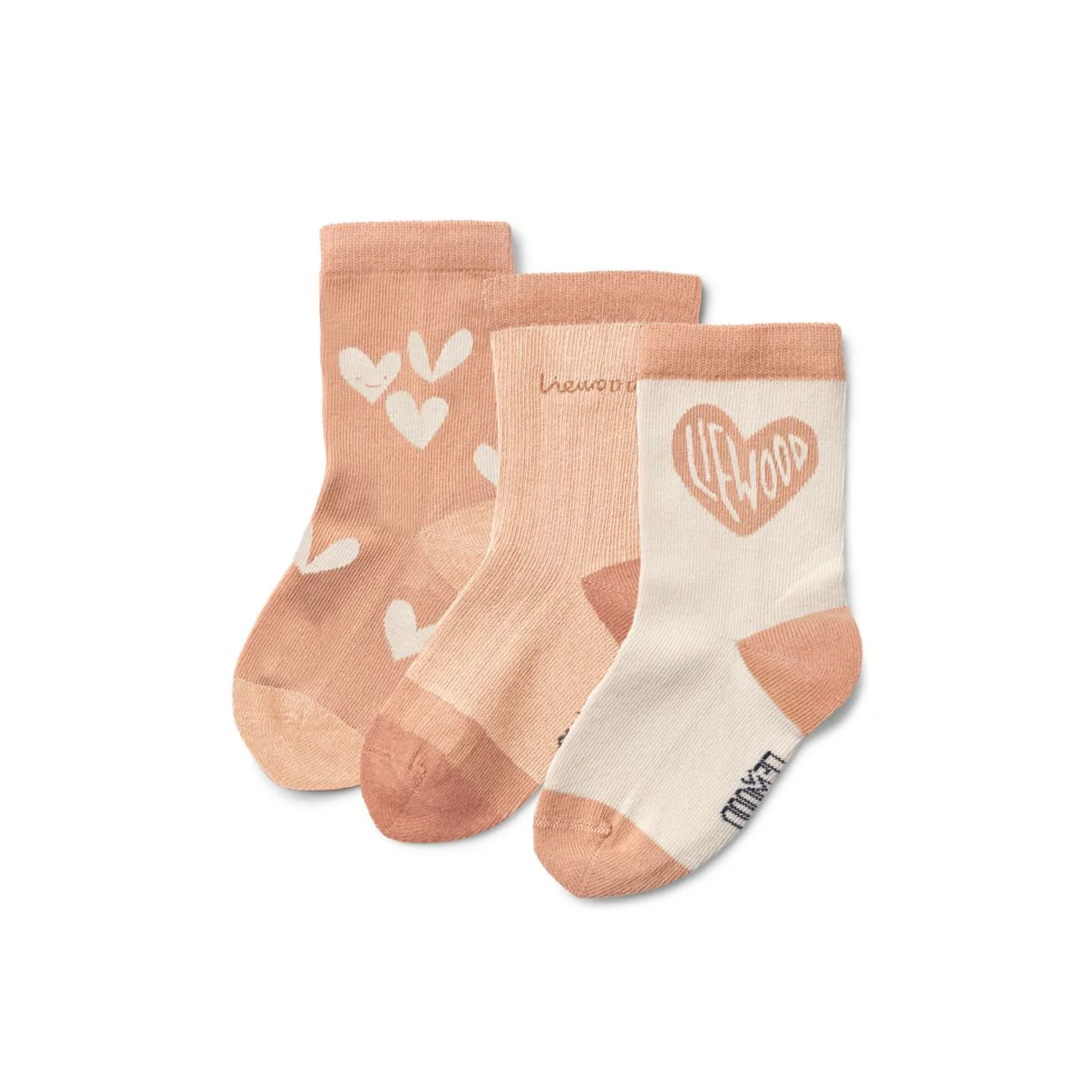 Silas Socks 3-Pack - Sweetheart / Pale Tuscany mix