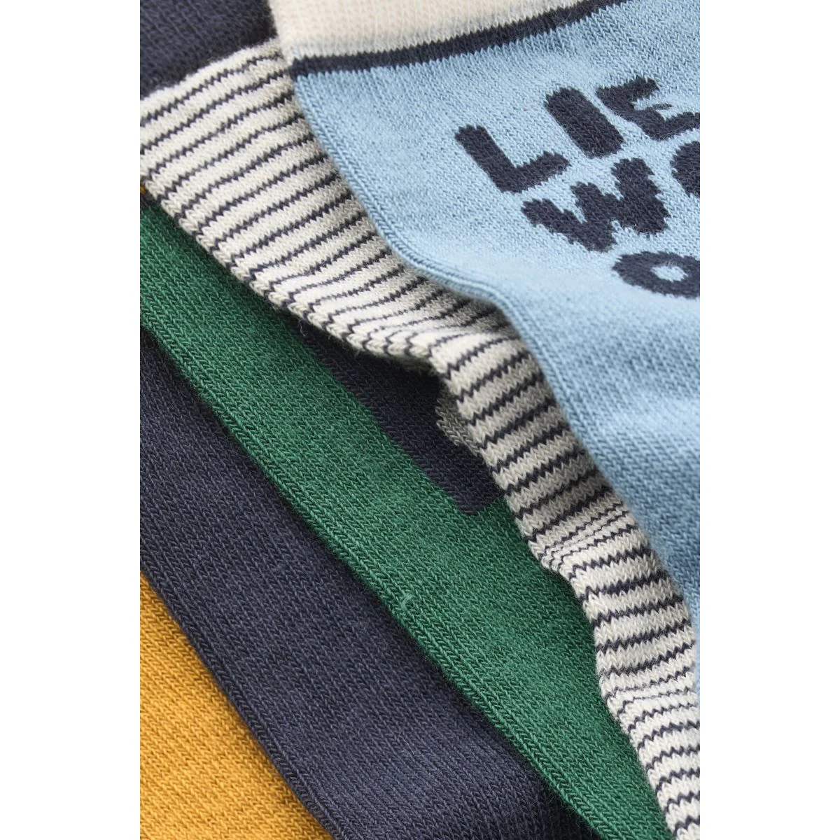 Silas Socks 5-Pack - Beach blue mix - Image 2