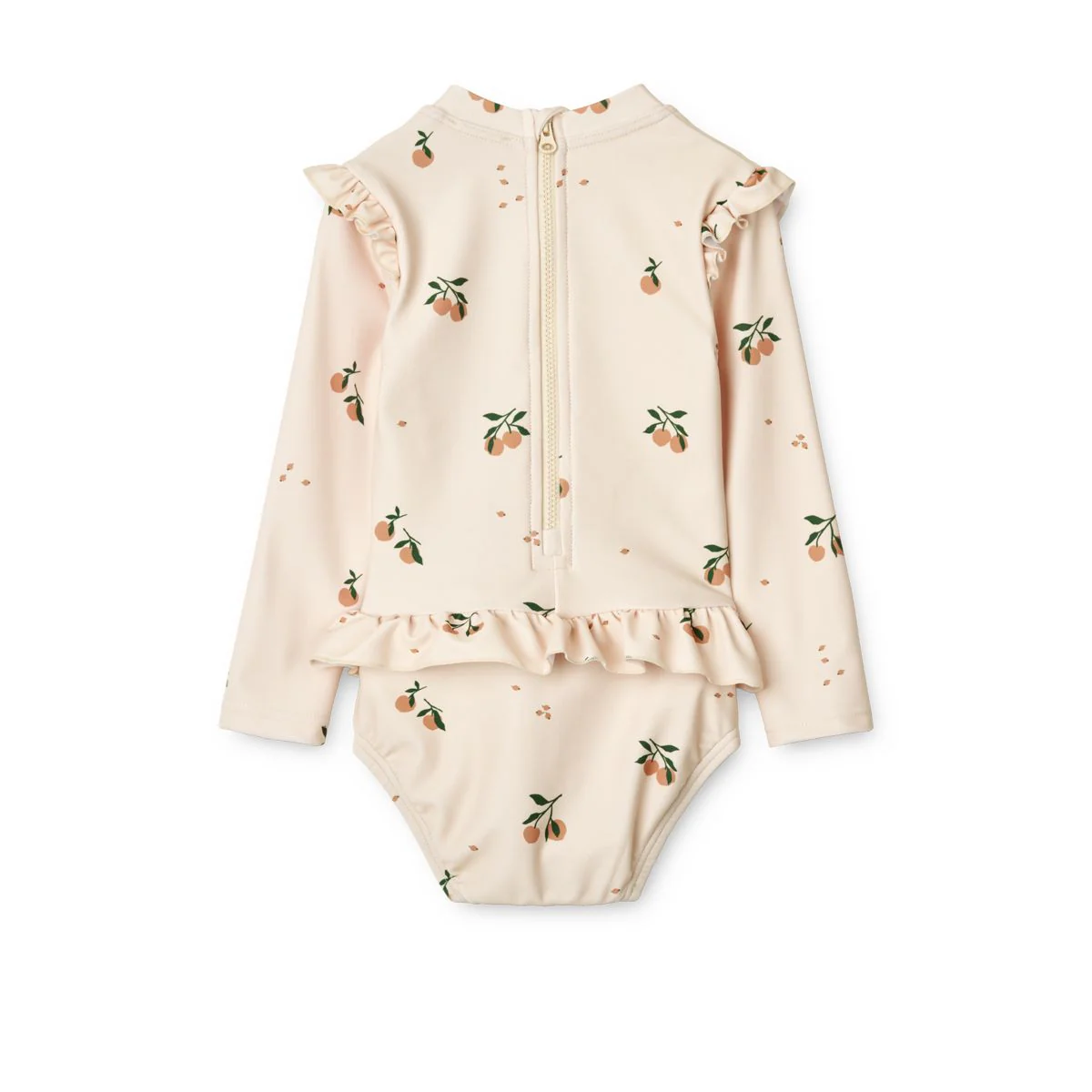 Sille baby printed swimsuit - Peach / Sea shell - Image 2