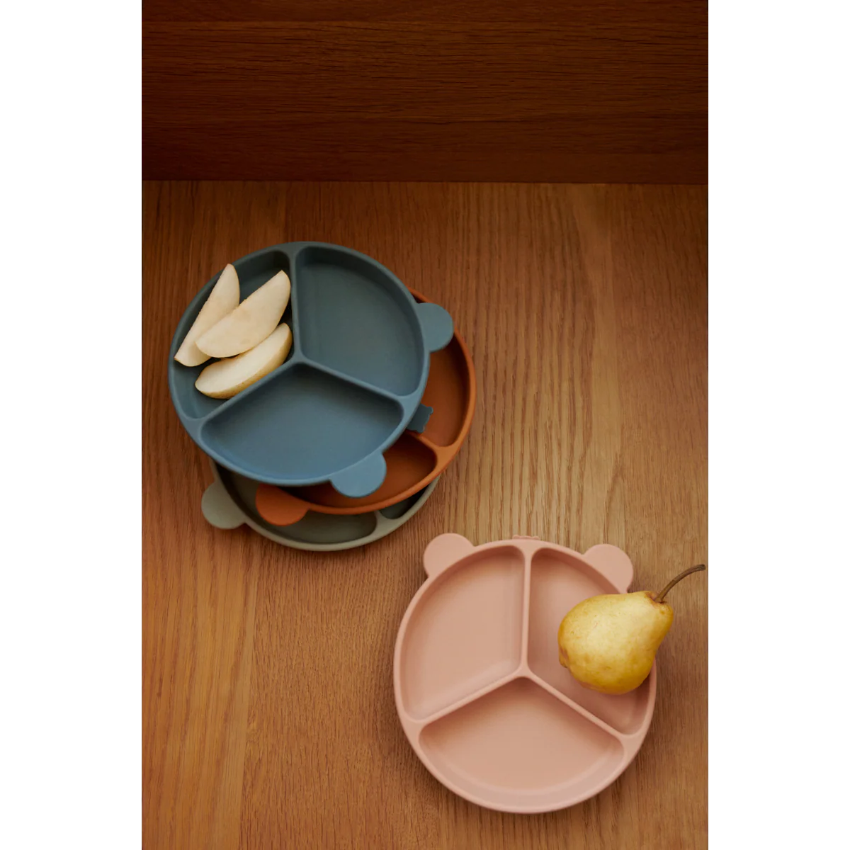 Stacy Divider Suction Plate 2-Pack - Mustard / tuscany rose mix - Image 5