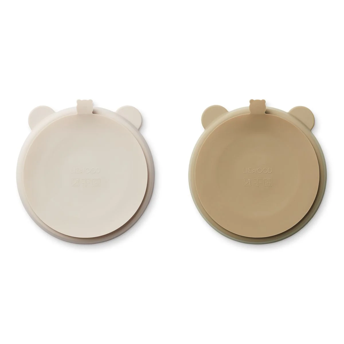 Stacy Divider Suction Plate 2-Pack - Sandy / Oat - Image 2