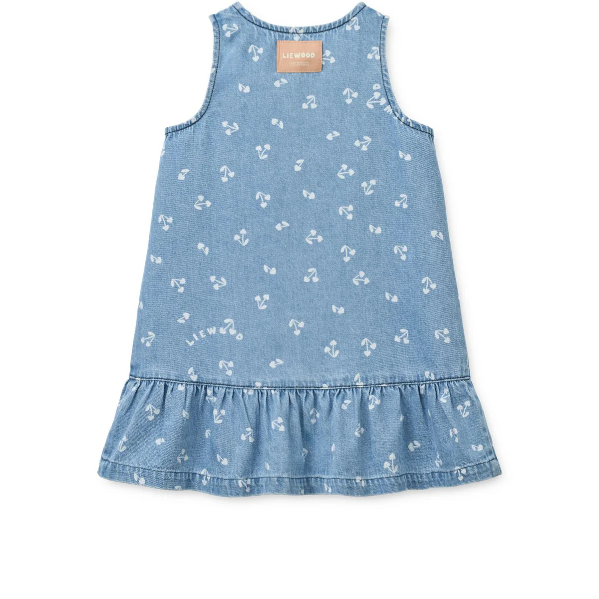 Sybilla Light Denim Dress - Cherry heart sandy / Denim - Image 2