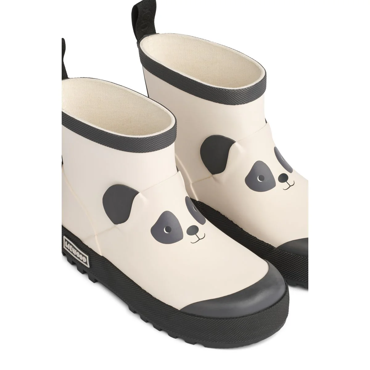 Tekla Short Panda Rain boots - Sandy / Dark grey - Image 4