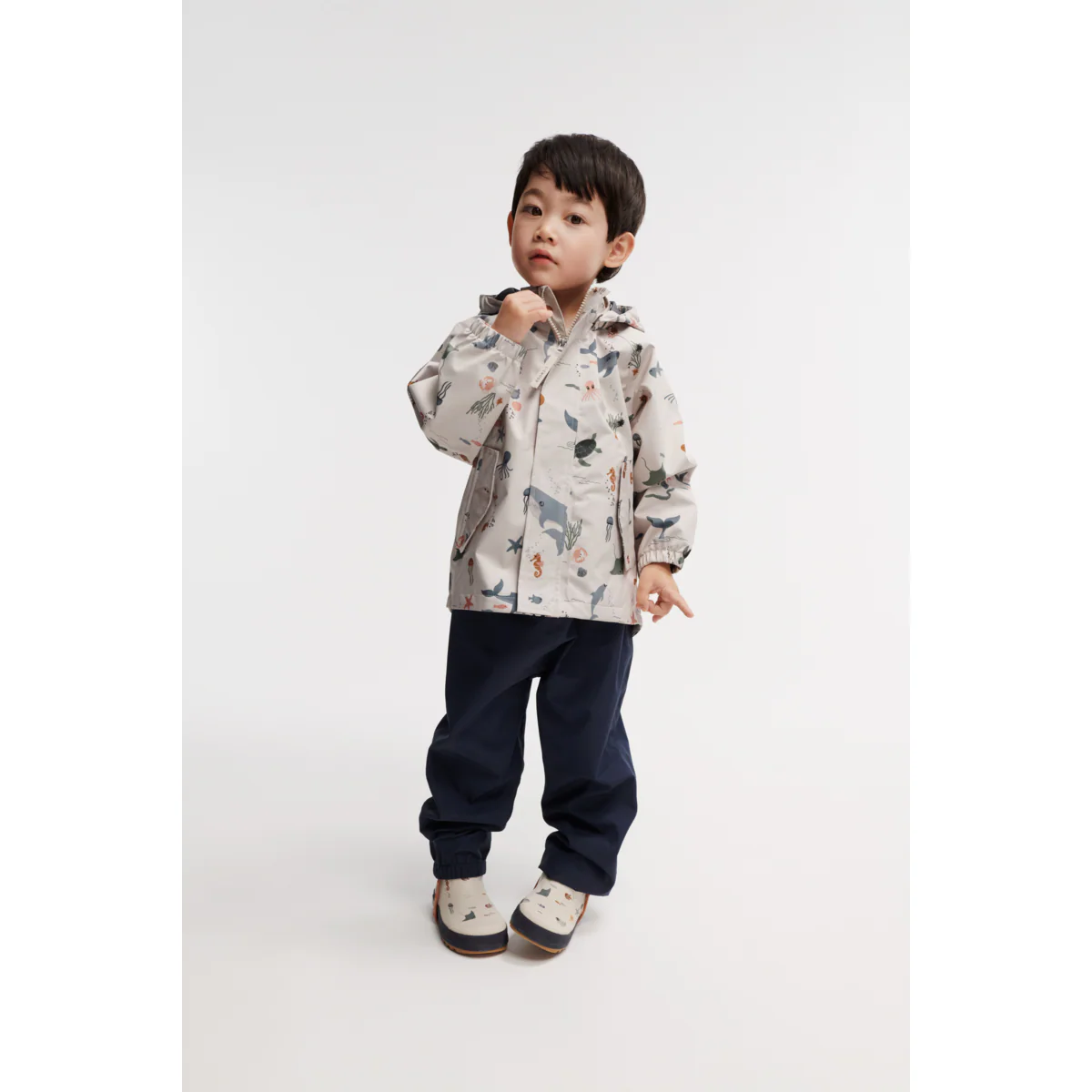 Tekla short rain boots - Sea creature / Sandy - Image 6