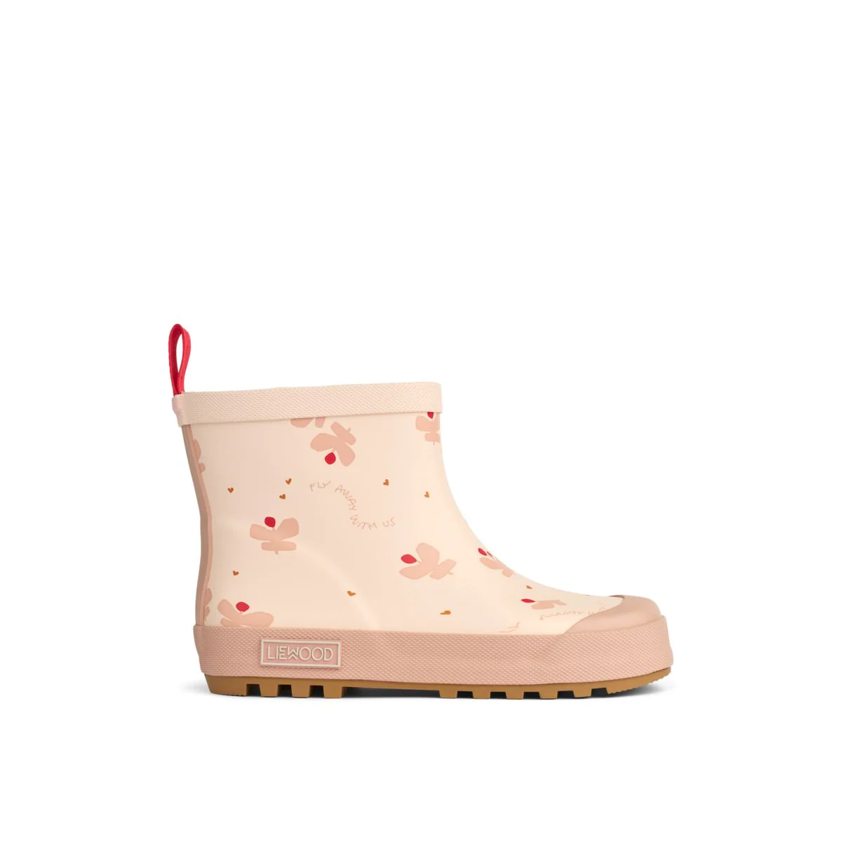 Tekla short rain boots - Mini Butterfly / Apple blossom - Image 3