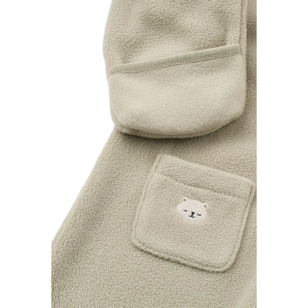 Theodore Baby Fleece Jumpsuit - Mist - Image 4