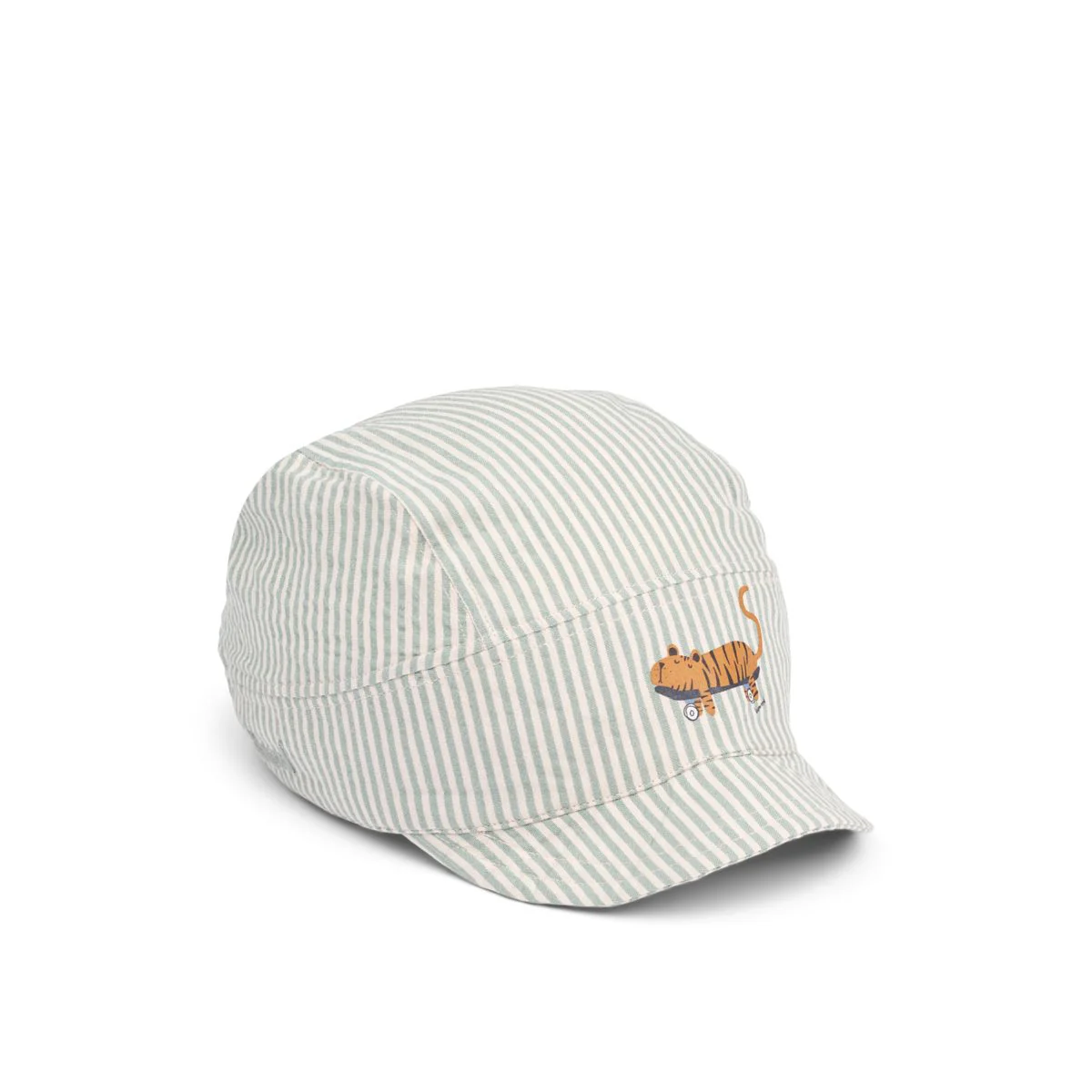 Theon Soft Seersucker Cap - Peppermint / Sandy