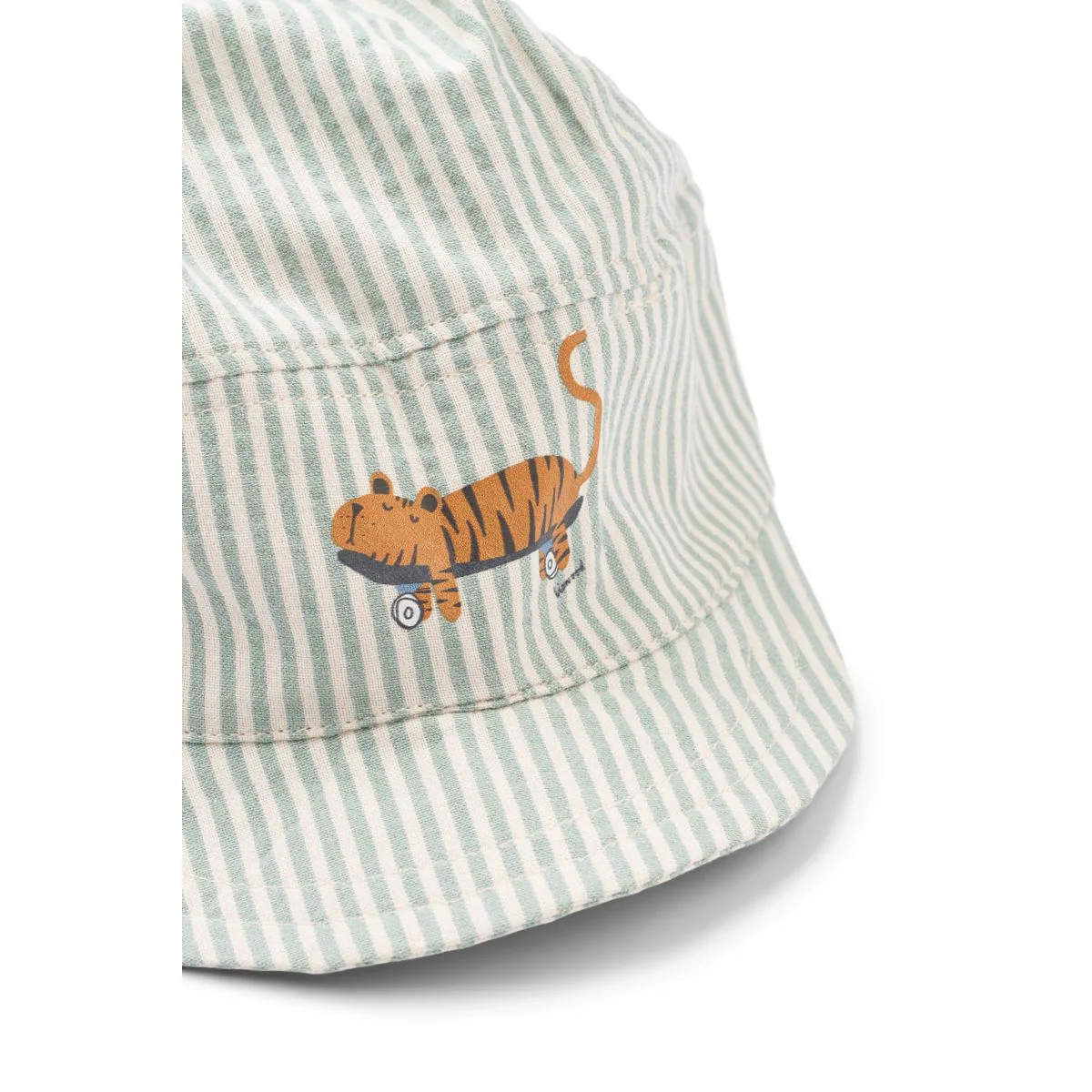 Theon Soft Seersucker Cap - Peppermint / Sandy - Image 3