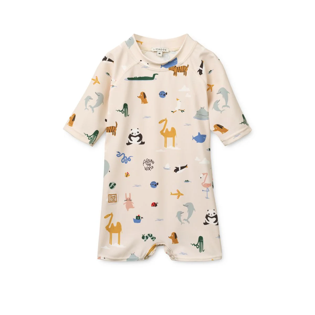 Thor Baby Swim Jumpsuit - Around the world / Sandy