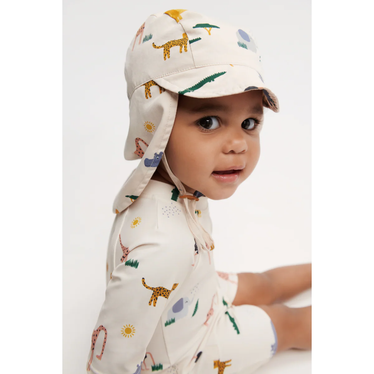 Thor Baby Swim Jumpsuit - Safari sandy mix - Image 4