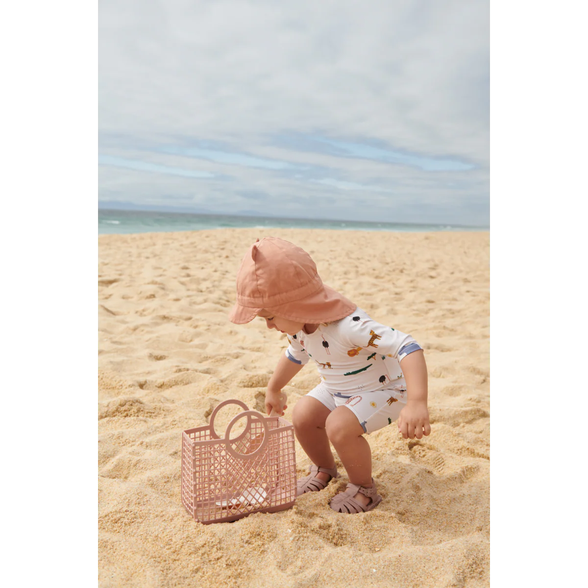 Thor Baby Swim Jumpsuit - Safari sandy mix - Image 5