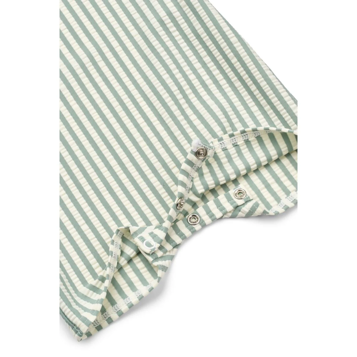 Thor Seersucker Baby Swim Jumpsuit - Peppermint / Sandy - Image 3