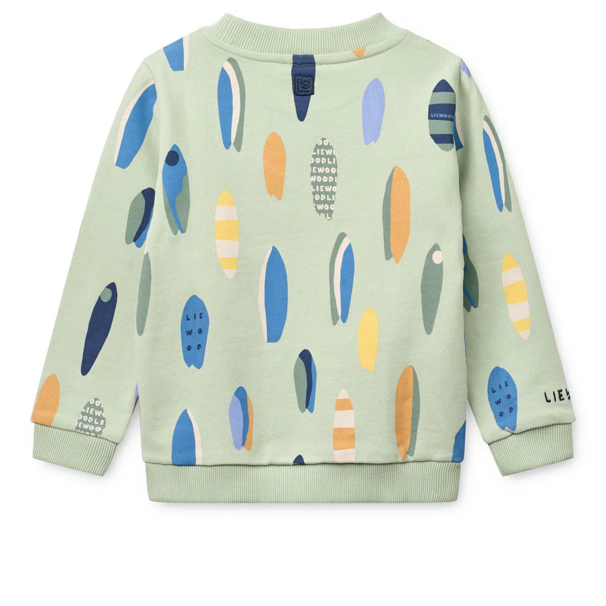 Thora Printed Sweatshirt - Boards / Light peppermint - Image 2