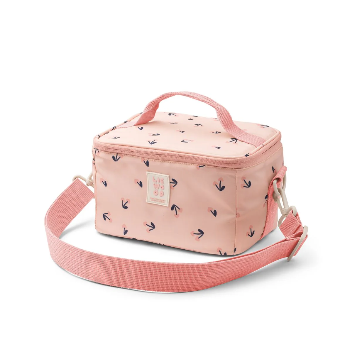 Toby Insulated Lunch Bag - Cherry heart / Rosey