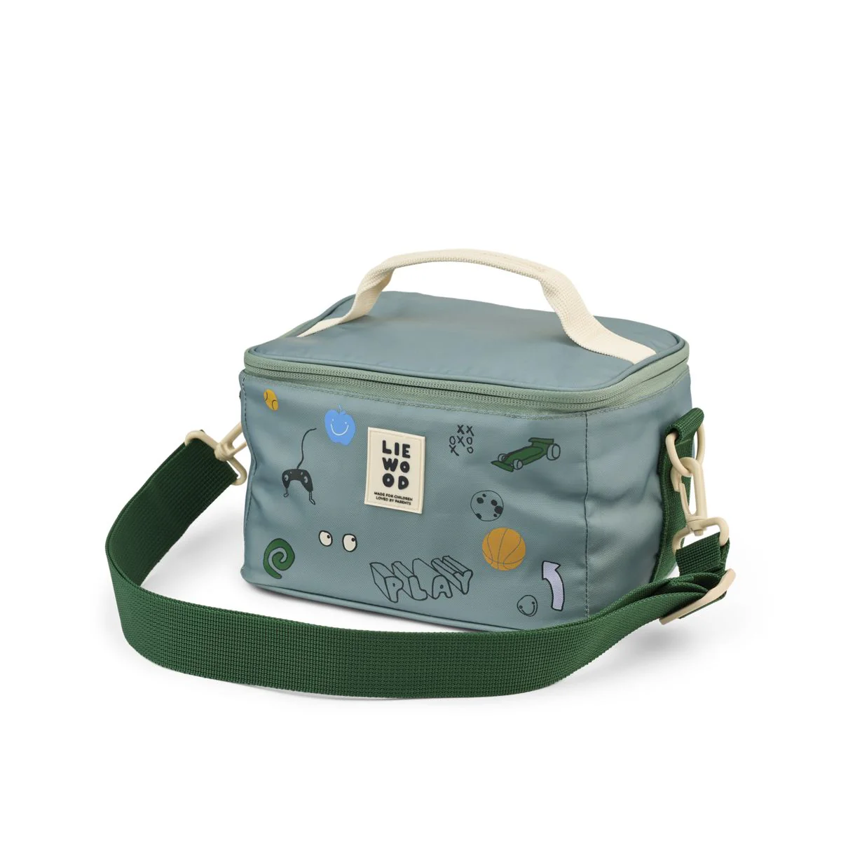 Toby Insulated Lunch Bag - Play / Dusty Peppermint