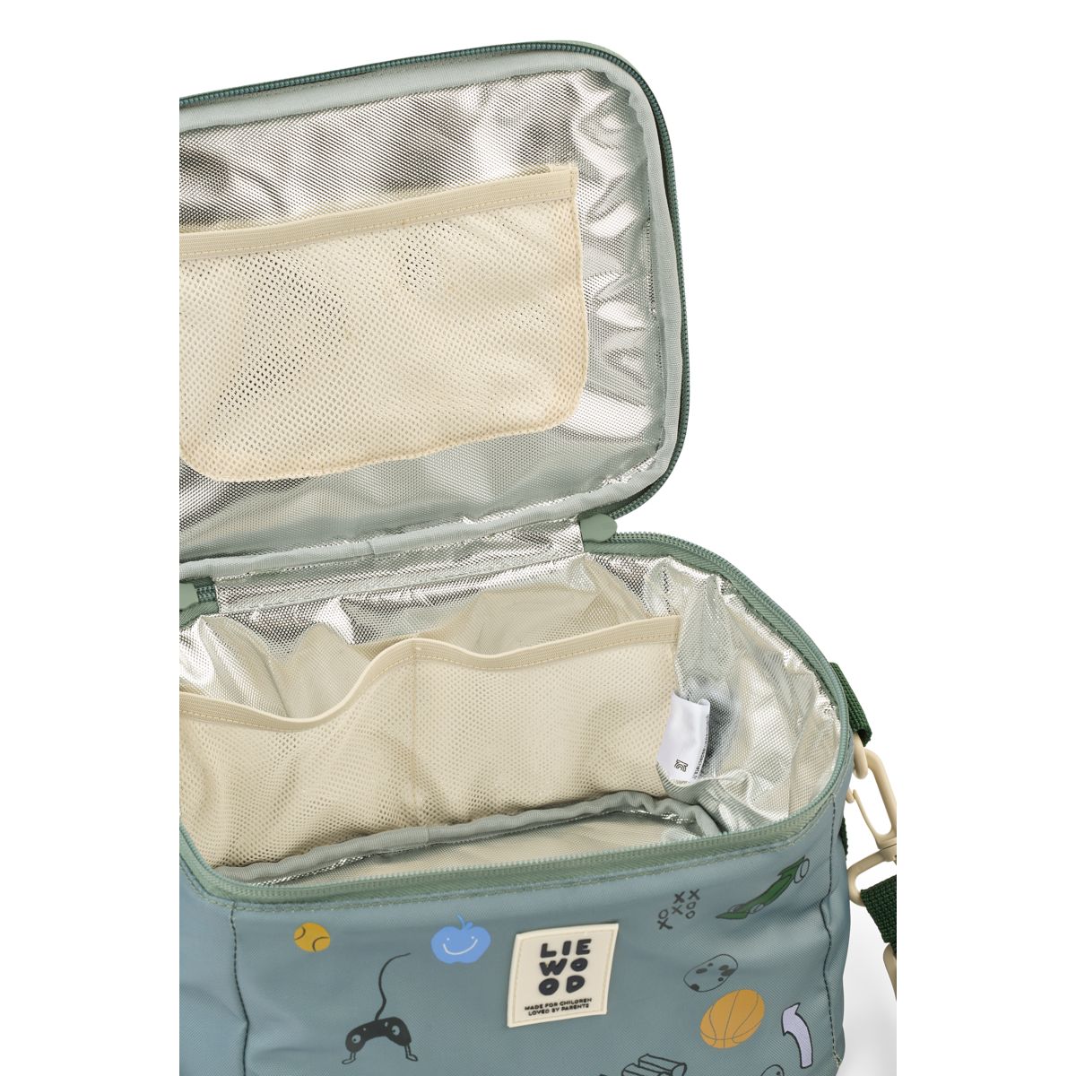 Toby Insulated Lunch Bag - Play / Dusty Peppermint - Image 2